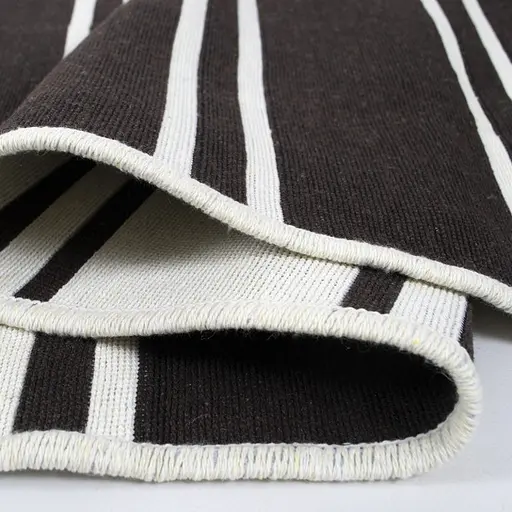 Ковер двухсторонний 80 х 150см Lotus Home - Infinity Stripe коричневый (svt-2000022352093) - фото 3