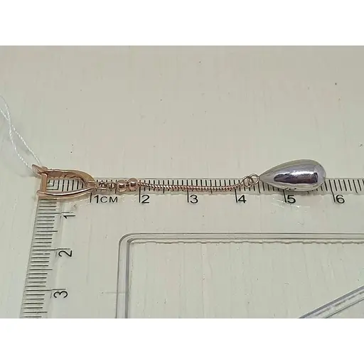 Золотые серьги-подвески Favoritum. 2116 - фото 3