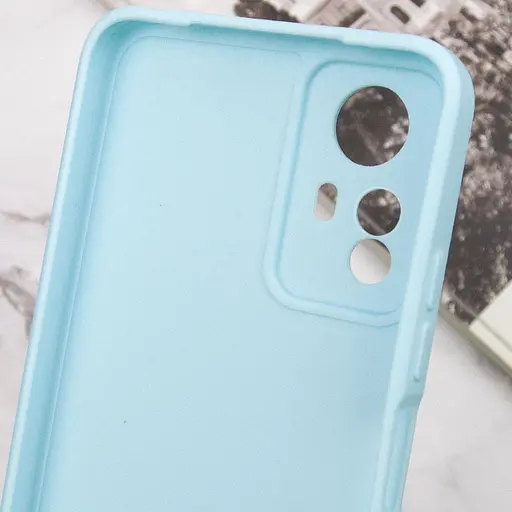 Силиконовый чехол Epik Candy Full Camera для Xiaomi Redmi Note 12S Бирюзовый / Turquoise - фото 5