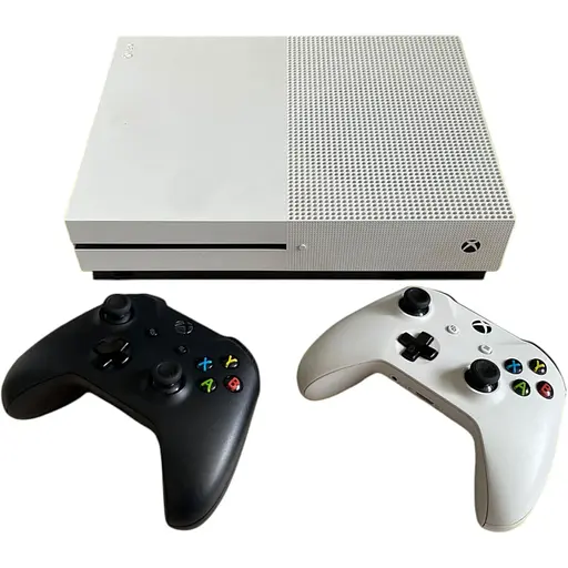 Стационарная геймерская консоль Microsoft Xbox One S 500 ГБ, 2 джойстика + Гарантия