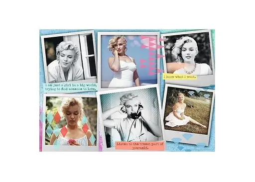 Пазл Trefl Фотографии Мэрилин Монро, коллаж, 1000 эл. (10529) - фото 2