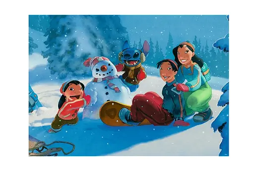 Пазл "Різдвяний Стіч" 1000 елементів 12100 Trefl Premium Plus, в коробці (5900511121001) - фото 2