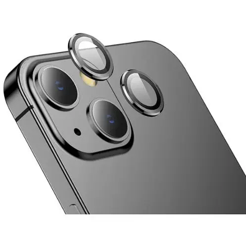 Защитное стекло на камеру DK Lens Metal Ring Eagle Eye для Apple iPhone 15 015735 black