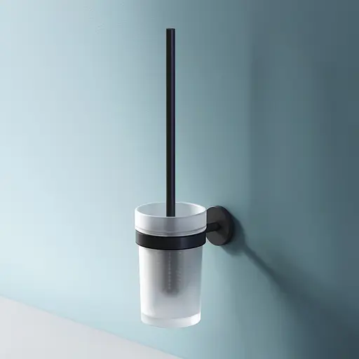 Ершик для унитаза Am.Pm X-Joy black A85A33322, Черный матовый - фото 3