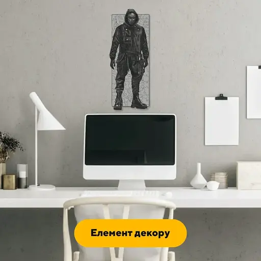 Деревянный фигурный пазл Деймон Торренс Дьявольская Ночь, А2, Картонная коробка 300+ элементов - фото 5