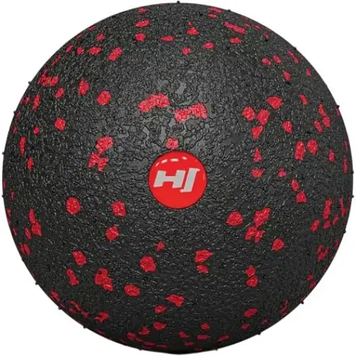 Массажный мяч Hop-Sport HS-S008MBR EPP 80 мм черно-красный
