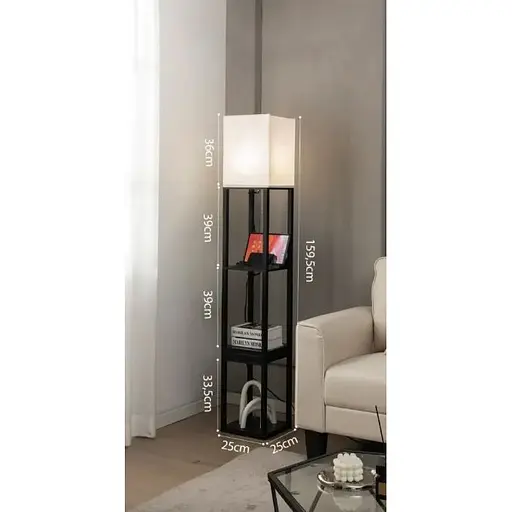 Підлогова лампа Costway Alampia торшер з шухлядою - фото 4