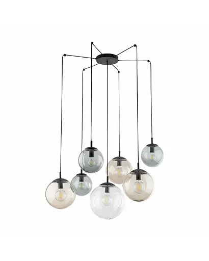 Подвесной светильник TK Lighting 4863 Esme E27 7x15W IP20 Bk - фото 1