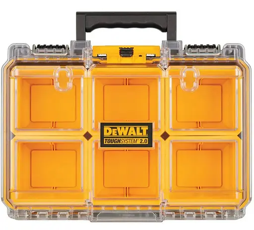 Органайзер DeWalt TOUGHSYSTEM 2.0 1/2 с 6 глубокими съемными отделениями (DWST83392-1) - фото 4