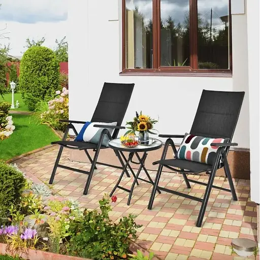 Садовий стіл Costway Sigma X-подібна конструкція - фото 8