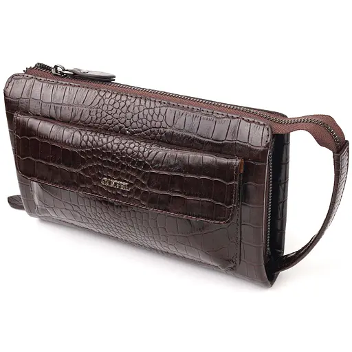 Клатч кожаный мужской Canpellini 23х14,5х5,5 см sum0022440 - фото 1