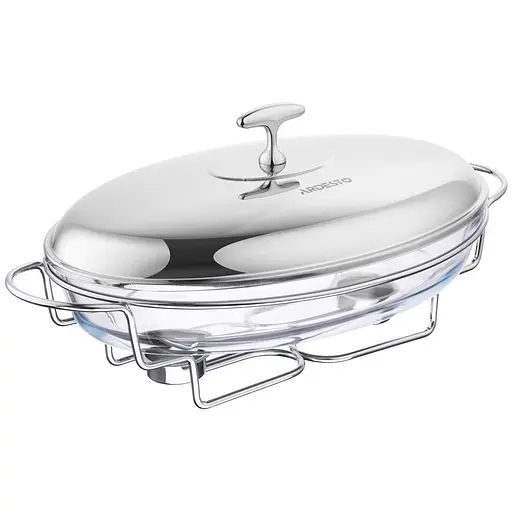 Мармит овальный Ardesto Black Mars 3 л AR2414FW