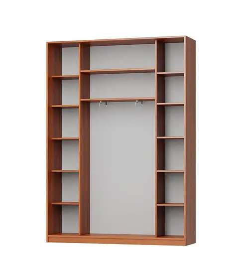 Шафа-купе тридверна MebelStar Комбо AL 3 Дзеркала 180x45x240 см Аляска сірий (MBS-1721) - фото 2