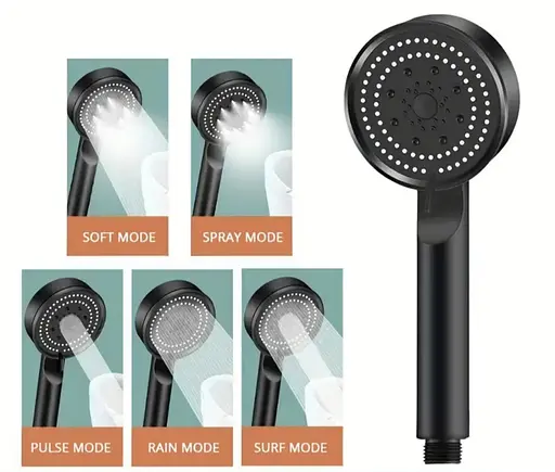 Багатофункціональна 5-режимна насадка для душу з посиленим тиском - фото 3