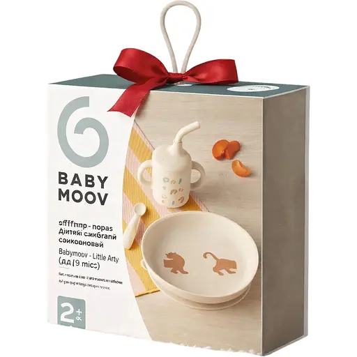 Дитячий набір посуду Babymoov Little Roar силіконовий (A005409) - фото 1