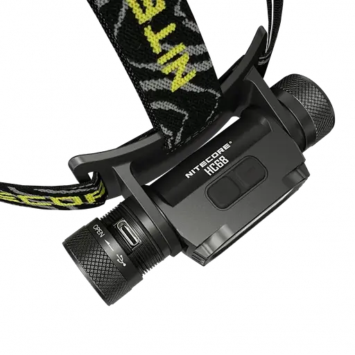 Мощный налобный фонарь Nitecore HC68 USB Type-C 2000лм - фото 5