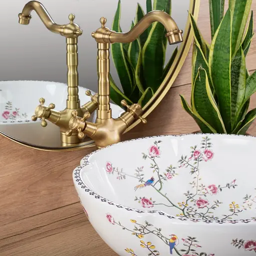 Умивальник Rea Felicia накладний REA-U7504, Цветной - фото 3