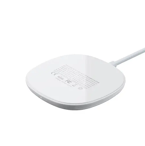 Зарядное беспроводное Qi магнитное Remax Motin Magnetic Fast Charger RP-W30 15W белое - фото 1