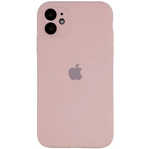 Чохол Epik Silicone Case Full Camera Protective AA для Apple iPhone 12 6.1 Рожевий/Pink Sand