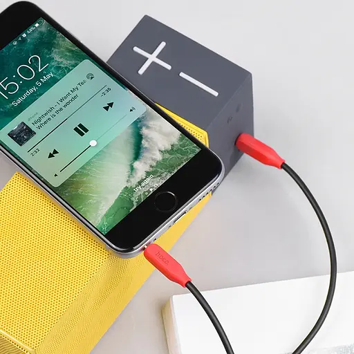 AUX кабель Hoco UPA11 Jack 3.5 to Jack 3.5 1 м чорний - фото 4