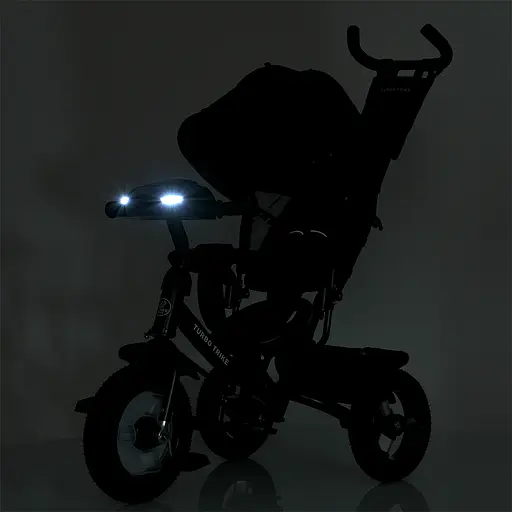 Трехколесный велосипед Turbo Trike MT 1006-1 с музыкальной панелью световыми эффектами и мягким сиденьем - фото 9