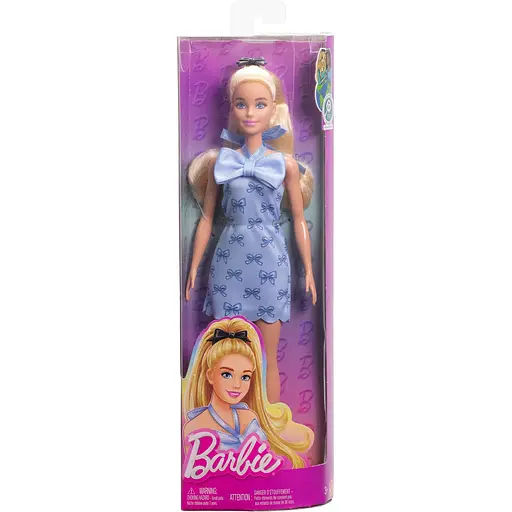 Кукла Barbie Модница голубые бантики (HYT93) - фото 6