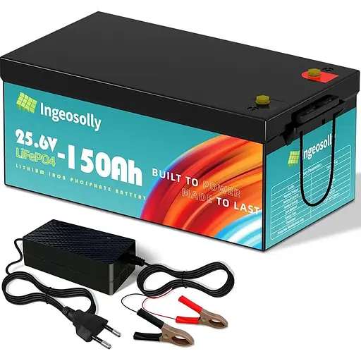 Акумулятор Ingeosolly LiFePO4 24V 25.6V/150Ah/3840Wh (IN-24-150) [125491] - фото 2