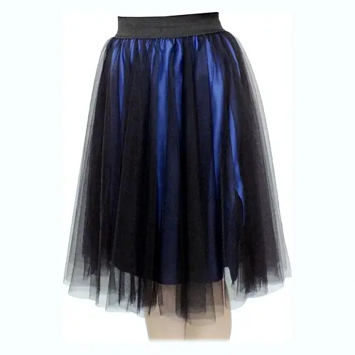 Юбка длинная с фатином S-M - фото 1