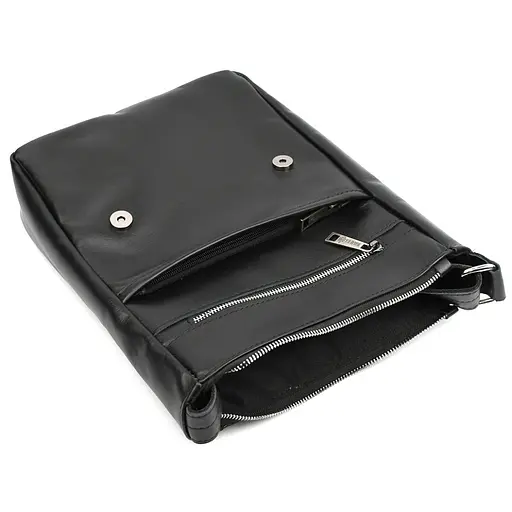 Чоловіча сумка А4 через плече із натуральної шкіри TARWA 33х26х8 см sum0028177 - фото 7