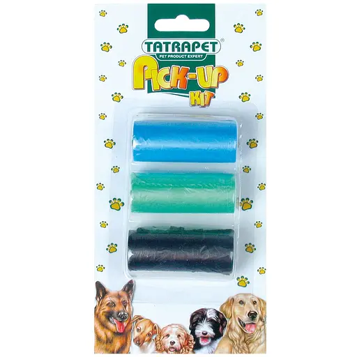 Пакети для фекалій TatraPet (3 рулона x 15 шт.)