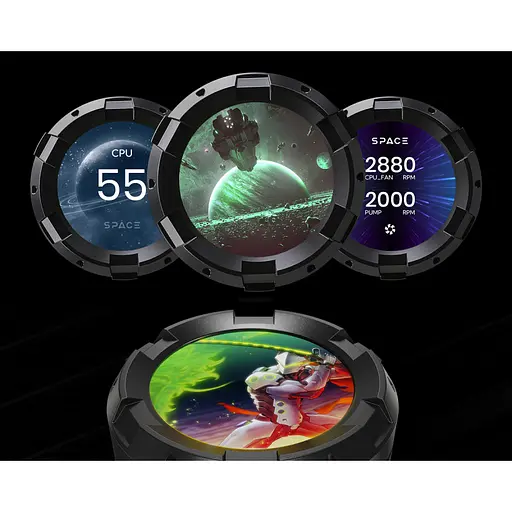 Система водяного охолодження ID-Cooling Space LCD SL240 - фото 8