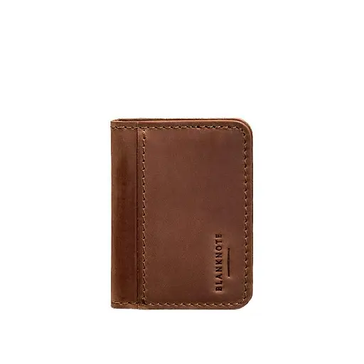 Кожаная обложка для ID-паспорта и водительского заседания 4.1 светло-коричневая Crazy Horse с гербом - фото 7