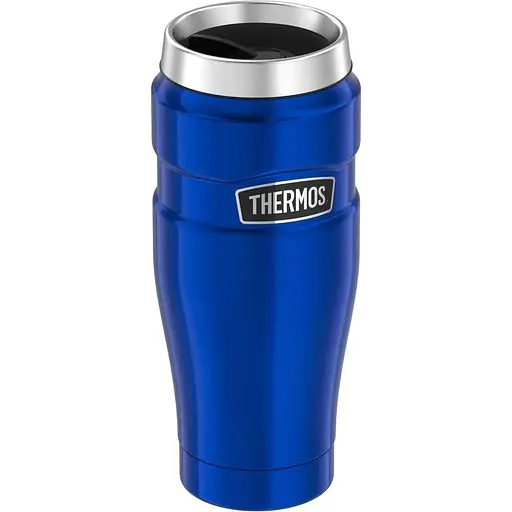 Термокружка без ручки Thermos 0.47 л Stainless King Travel Metallic Blue (160027)