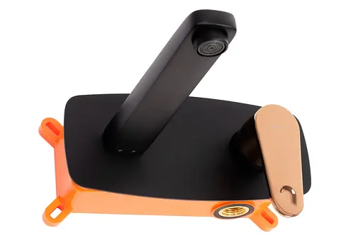 Змішувач для умивальника Rea Mild+Box прихованого монтажу black rose gold REA-B9142 Чорний - фото 2