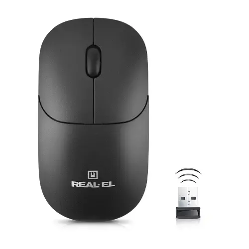 Миша REAL-EL RM-311W Wireless, Black, бездротова, USB, оптична, 1000 dpi, 2 кнопки, 2xAAA - фото 9