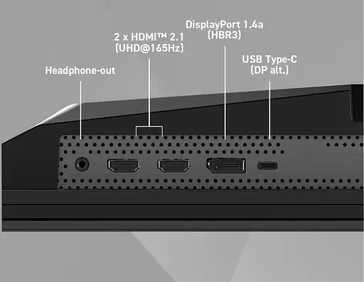 Монитор MSI 31.5" MAG 322UP QD-OLED E16 UHD OLED 165Hz (MAG 322UP QD-OLED E16) - фото 5