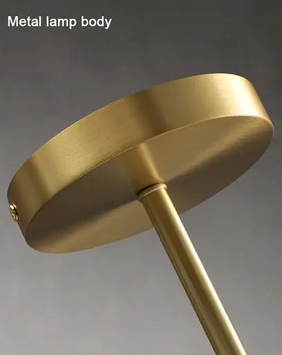 Люстра світлодіодна стельова 1212 Супутник (Золотистий) 5 плафонів - фото 8