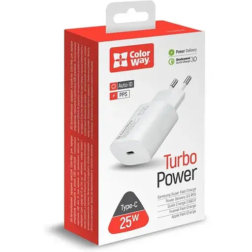 Зарядний пристрій ColorWay Power Delivery Port PPS White (CW-CHS033PD-WT) - фото 4