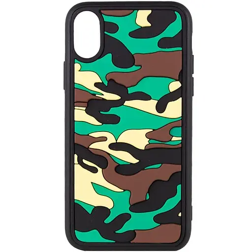 Чехол TPU+PC Army Collection для Apple iPhone XS Max 6.5 Зеленый