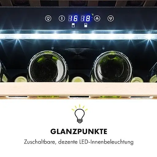 Вбудований винний холодильник Klarstein Barossa 40 Duo (10032924) - фото 2