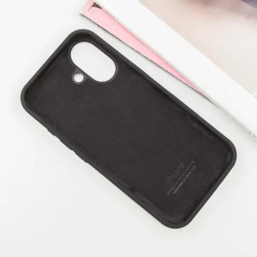 Чехол Epik Silicone Case Full Protective AA для Apple iPhone 16, 6.1 Черный/Black - фото 3