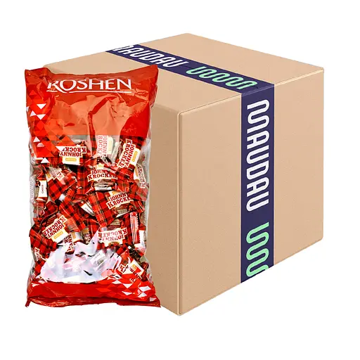 Цукерки вафельні Roshen Johnny Krocker Choco 1 кг