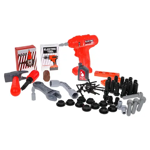 Майстерня Ramiz з інструментами для дітей DIY набір 2в1 синій 8028B - фото 8