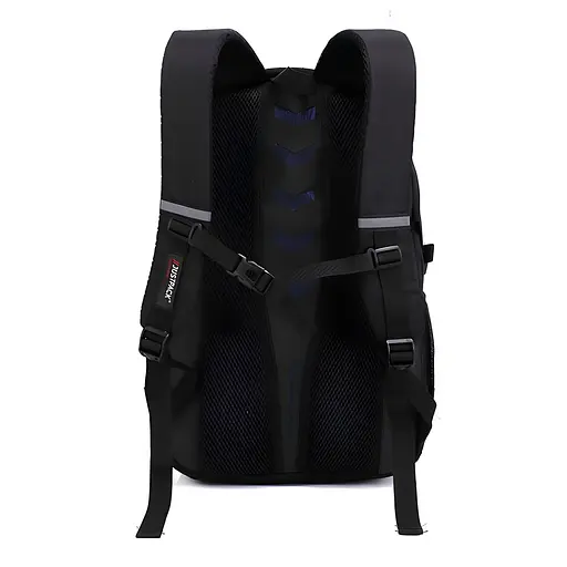 Універсальний міський рюкзак Justpack з ортопедичною спинкою чорний 31 х 49 х 17 см (5774) - фото 4