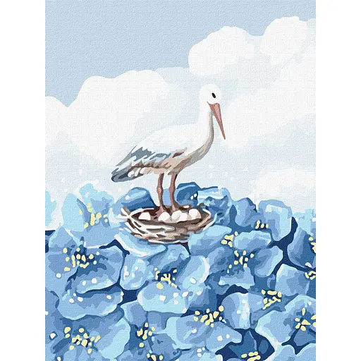 Картина за номерами "Квітуча долина" ©fairyhouses_jv Ideyka KHO4471 30х40 см