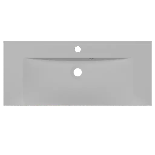 Раковина матовая врезная Amidicon Scif 80 800x350 из литого камня SCIF_80_MAT, Белый матовый - фото 4