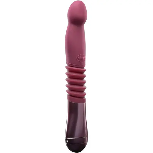 Вібратор Blush Temptasia Trixie 25.4 см бордовий