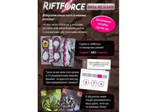 Настольная игра Geekach Games Riftforce. За гранью (Riftforce: Beyond) (укр.) (GKCH070BY) - фото 4