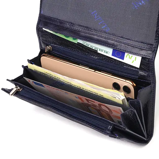 Женский кожаный кошелек Canpellini 19.2х10.2х2.5 см acs0025085 - фото 4