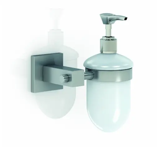 Дозатор для жидкого мыла Genwec Formentera GW05 17 04 01, Матовый хром - фото 1